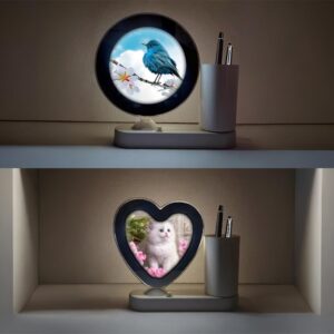 LED Mirror With Pen Stand Customized
